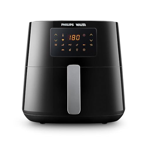 Fritadeira Airfryer Essential XL Conectada, Philips Walita, conectividade c/Alexa, 6.2L de capacidade, Preta, 2000W, 127V (RI9280/90)