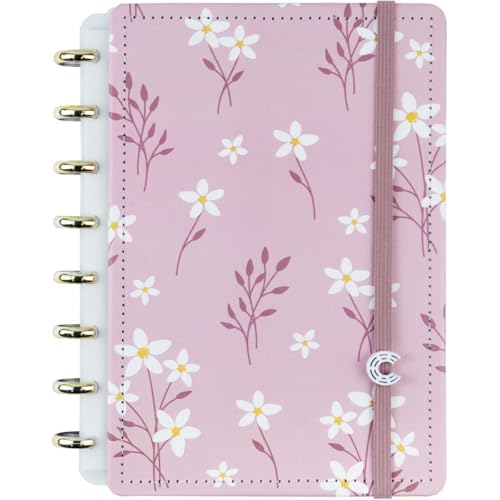 Caderno Inteligente, Pink Blossom By Sof, Grande, 280 X 215 mm, 80 Folhas, Caderno Inteligente
